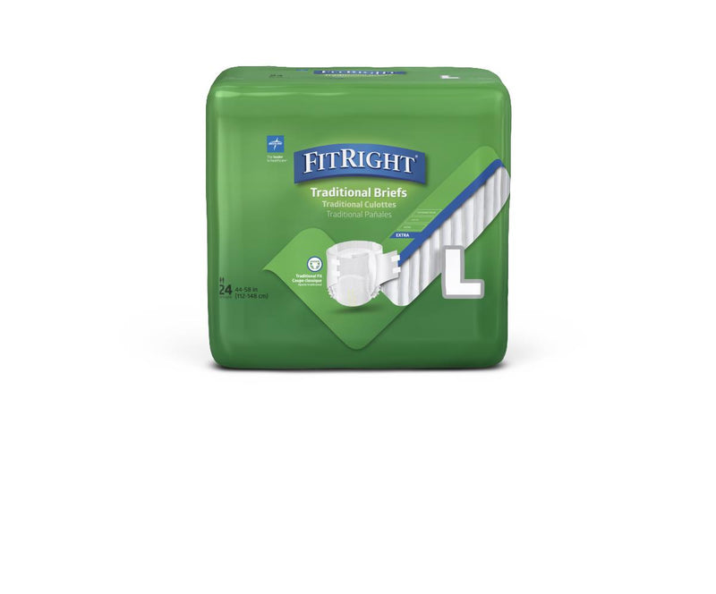 Pack of FitRight traditional briefs on a white background