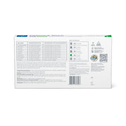 Product packaging with text and logos on a white background