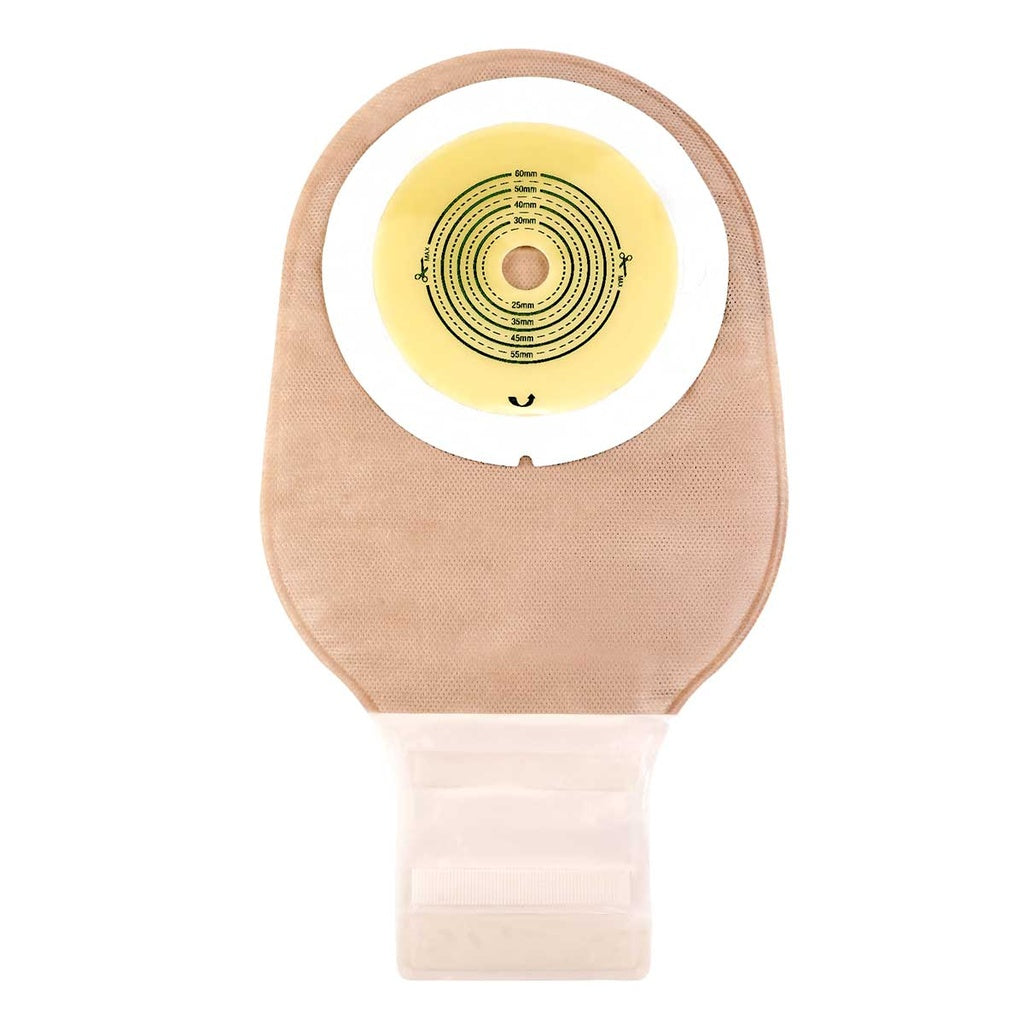 One-Piece Ostomy Pouches with Integrated Skin Barrier