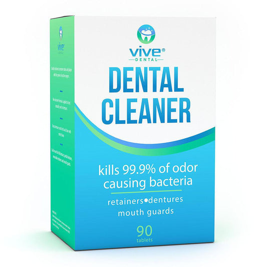 Vive Dental Cleaner box on a white background