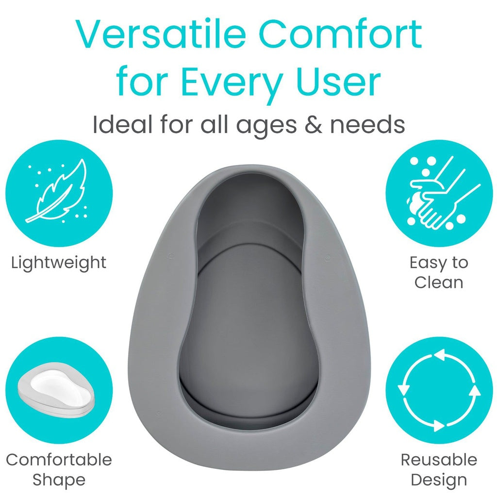 bed pan features