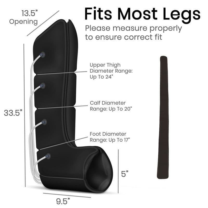 Vive Leg Compression Pump System fits most legs