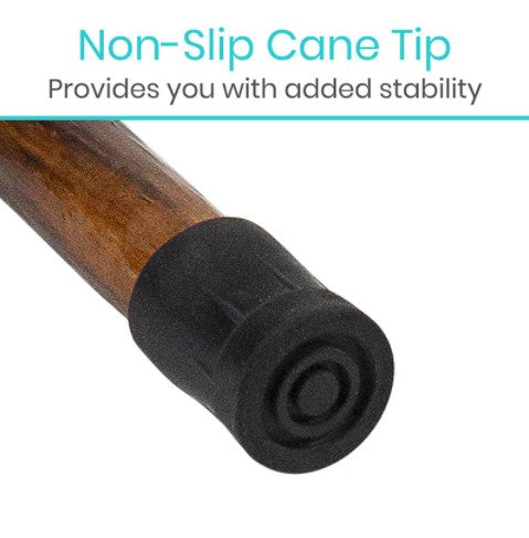 Vive Wooden Walking Stick (2 Pack)