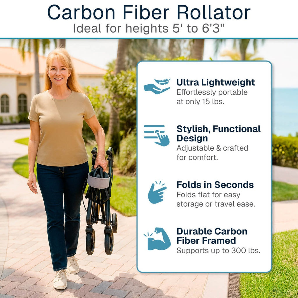 Rollator carbon fiber 