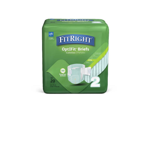 Pack of FitRight OptiFit Briefs on a white background
