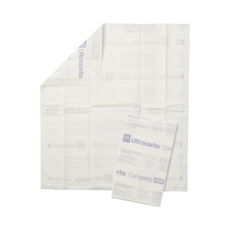 Medline Ultrasorbs Complete Premium Underpad, 400 lb