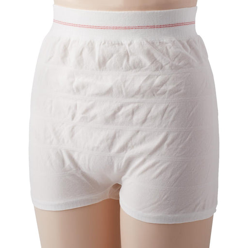 White boxer briefs on a white background
