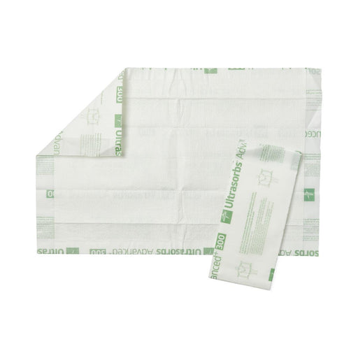 Sheet of medical or hygiene product with 'Ultrasorb' branding on a white background