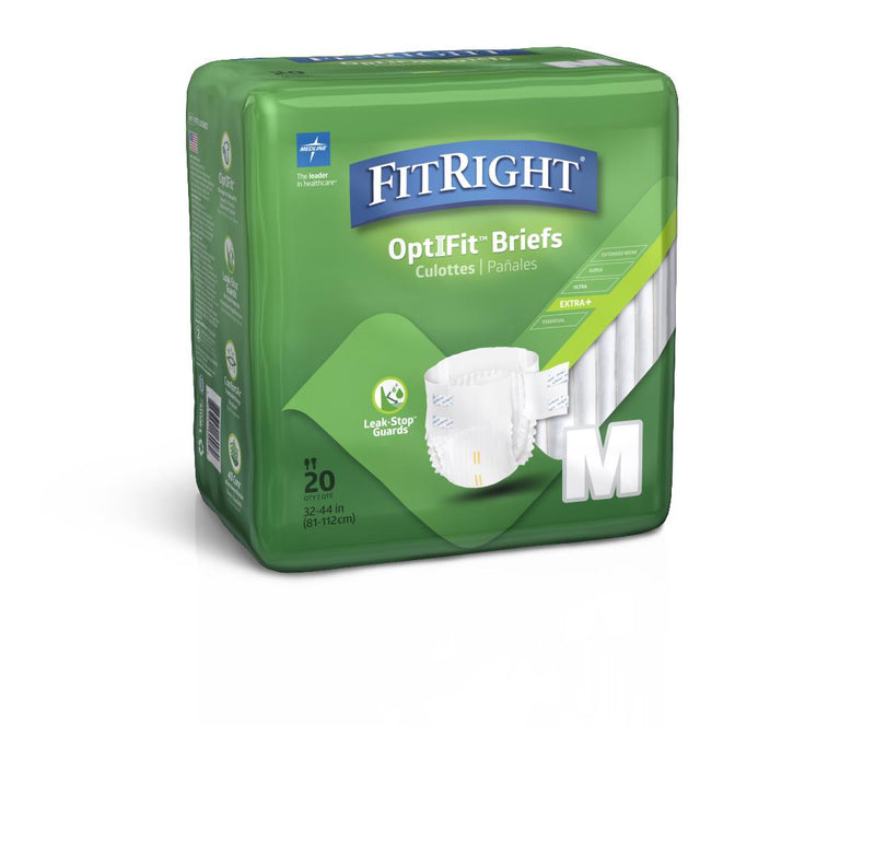 Pack of FitRight OptiFit Briefs on a white background