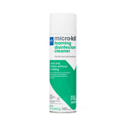 Can of microkill foaming disinfectant cleaner on a white background