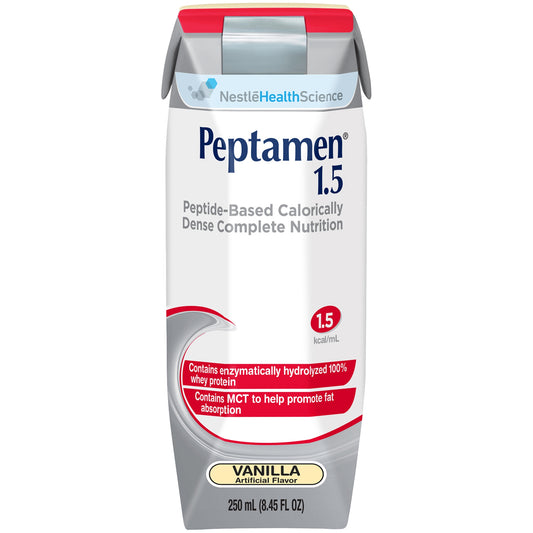 Oral Supplement Peptamen® 1.5 Vanilla Flavor Liquid 250 mL Carton