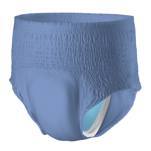 Blue men's underwear on a white background