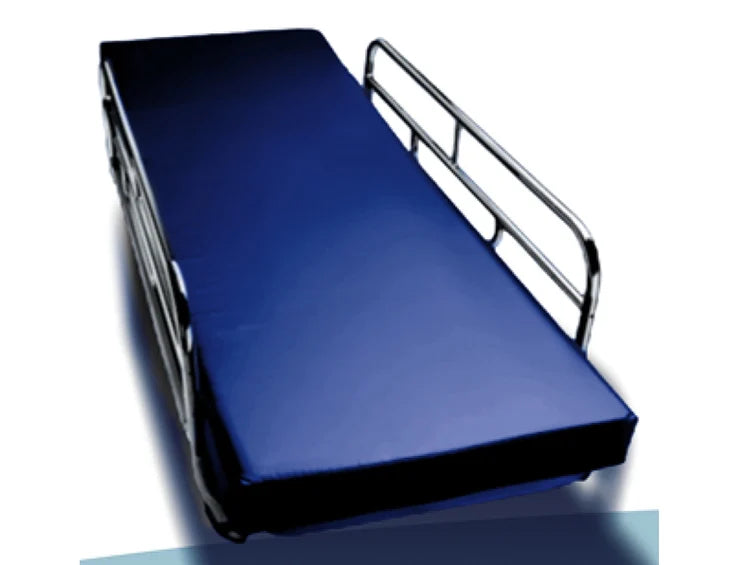 Blue mattress
 on a white background