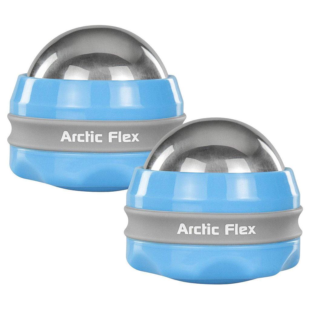 Two Arctic Flex hand exercisers on a white background