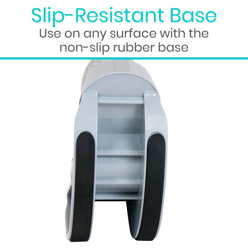 Product with slip-resistant base feature on a white background