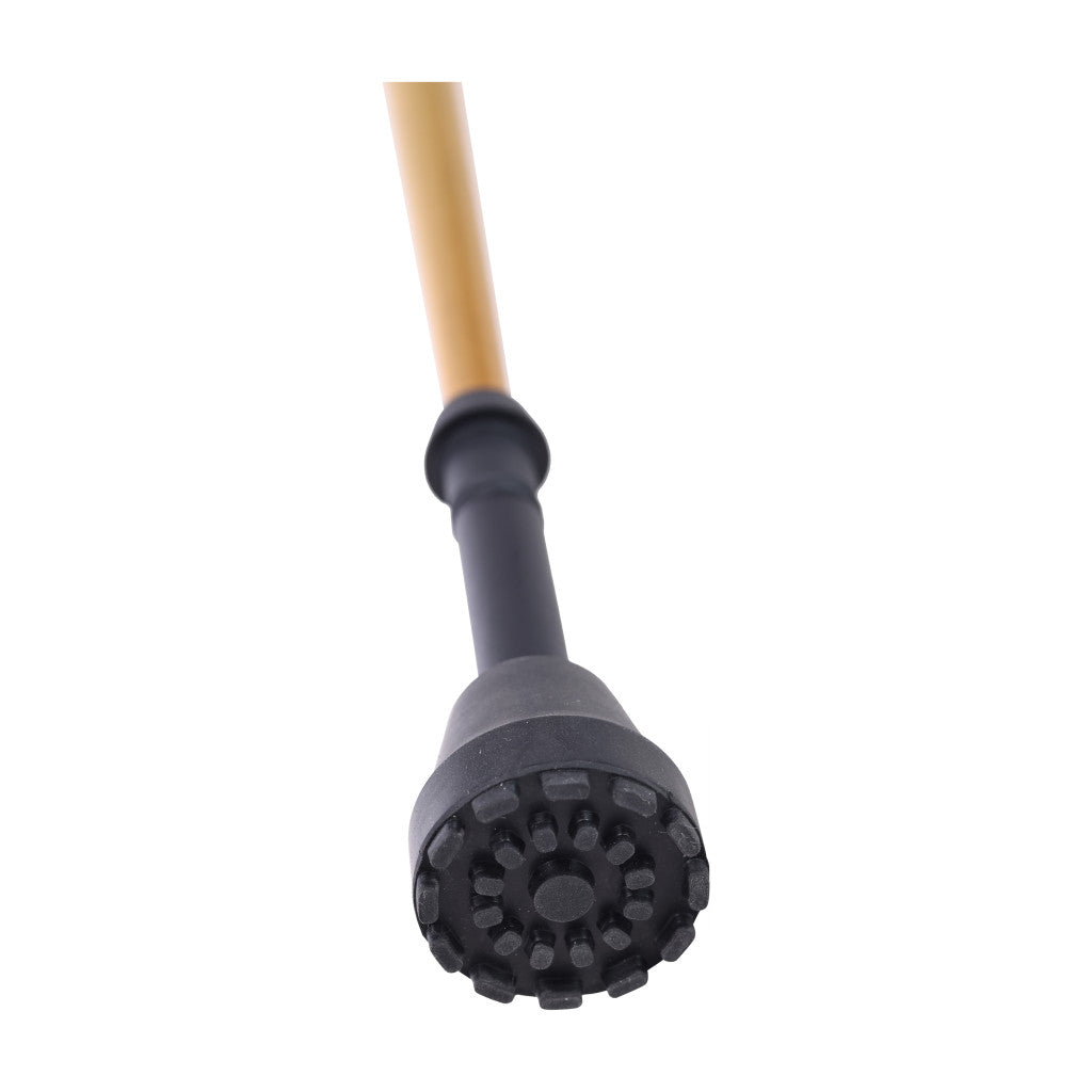 Black can tip with handle on a white background