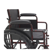 Wheelchair with 'drive' logo on a white background