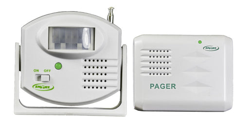 Two electronic devices labeled 'PAGER' on a white background