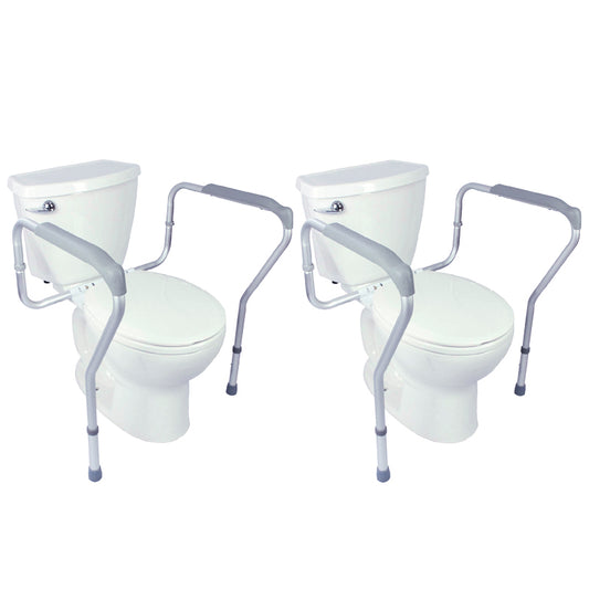 Vive Adjustable Toilet Safety Rail – 2 Pack