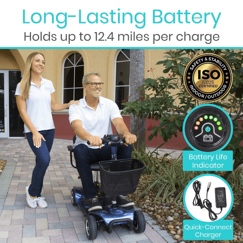 Vive 4 wheel mobilty scooter long lasting battery