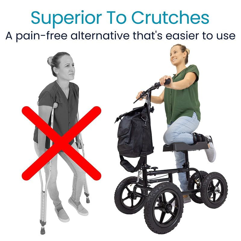 Vive all terrain walker better than crutches