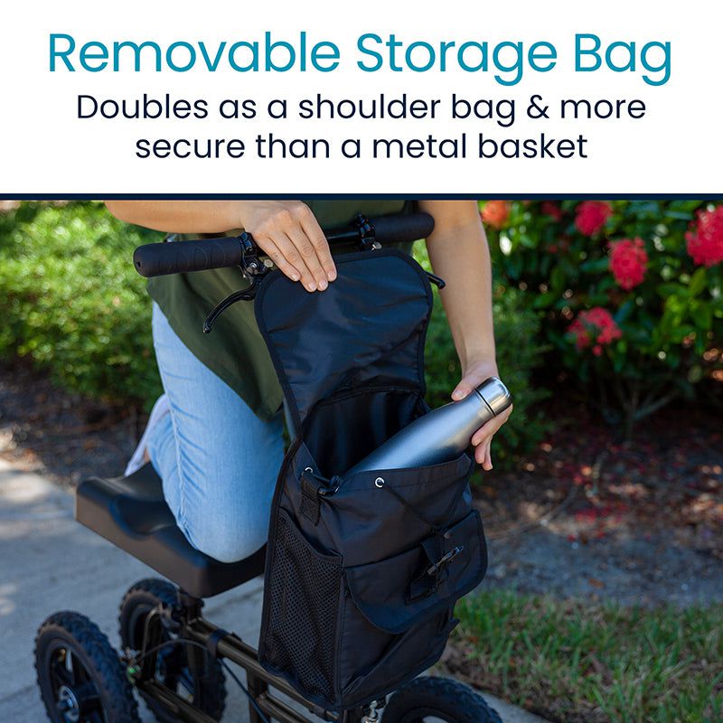 Vive all terrain walker comes with a storage bag