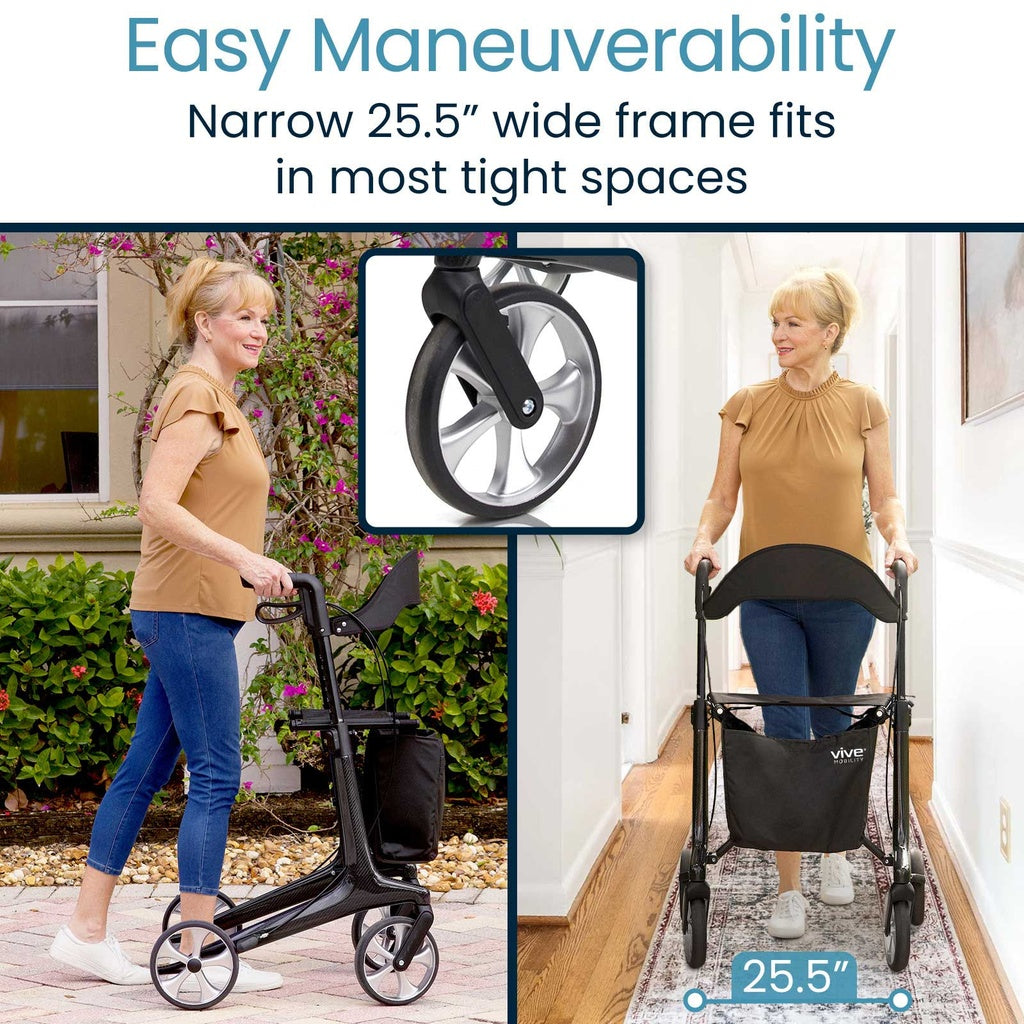 Vive Core Carbon Fiber Rollator