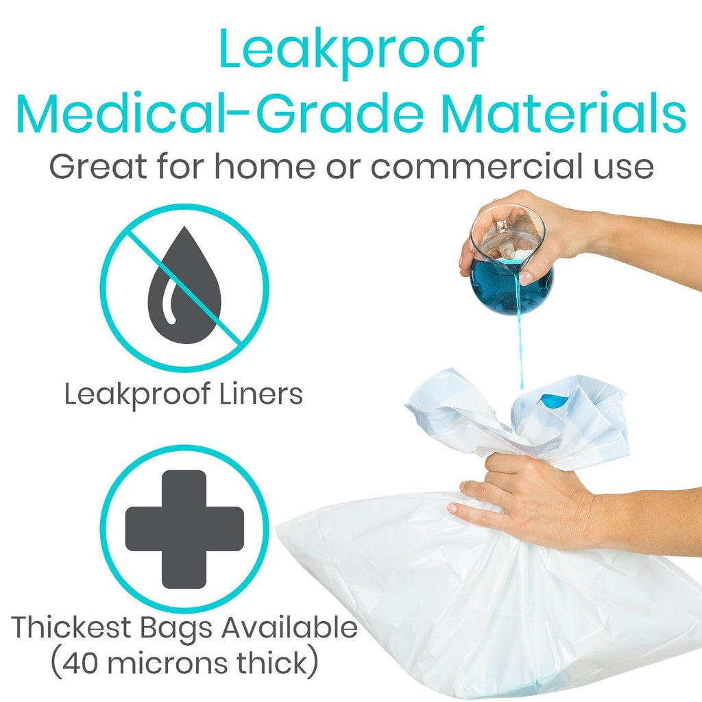 Vive Commode Liners leakproof