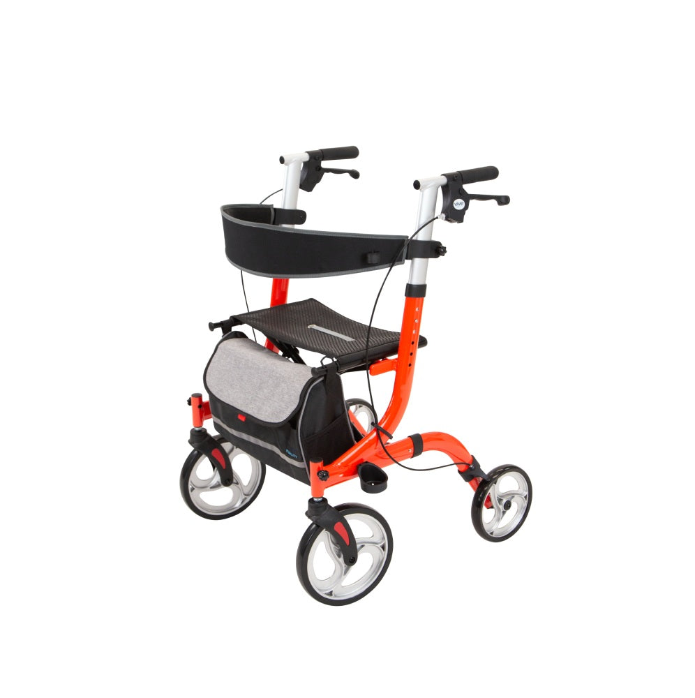 Vive Mobility Everglide Rollator (Model S) in Red