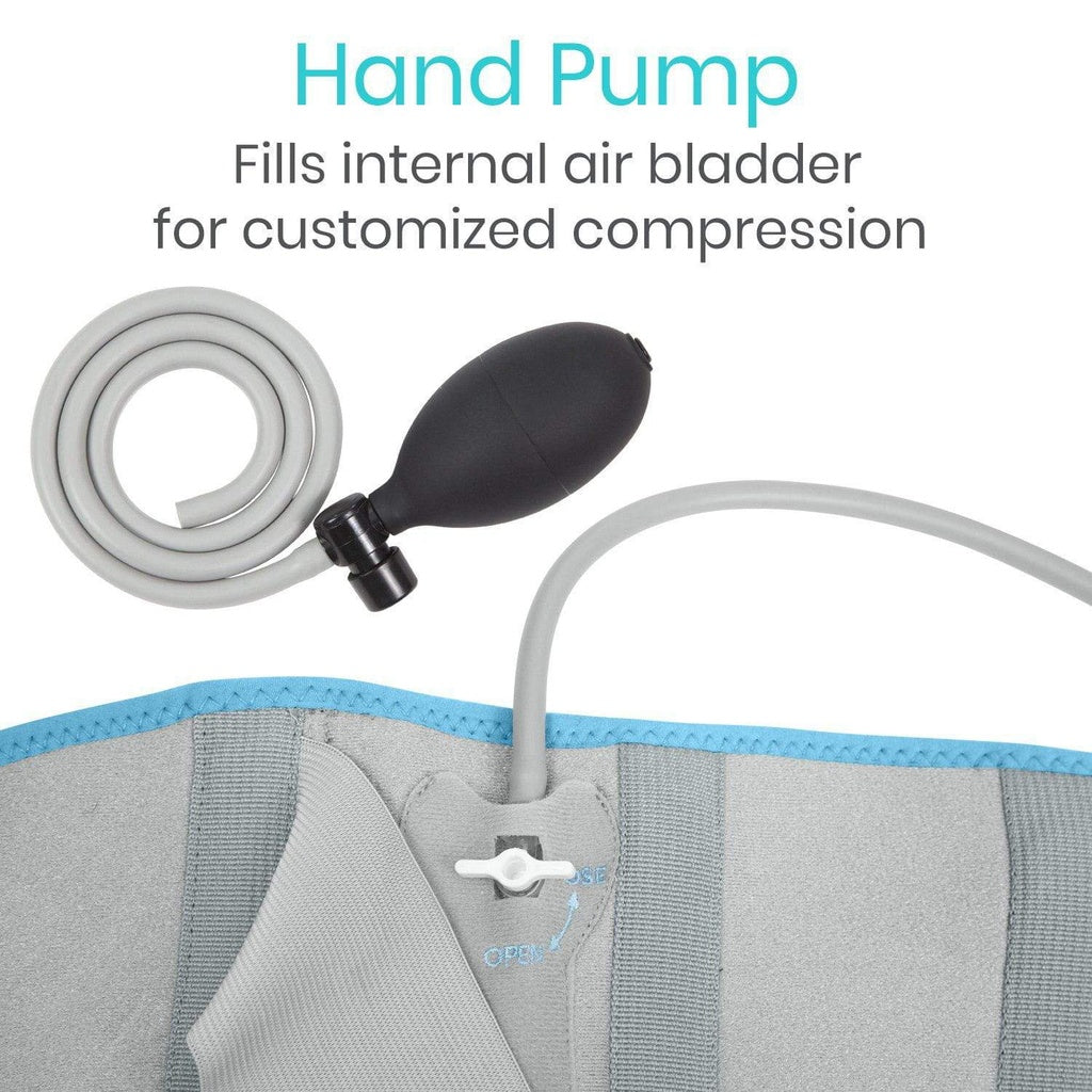 Vive Compression Back Ice Wrap SUP2022 hand pump