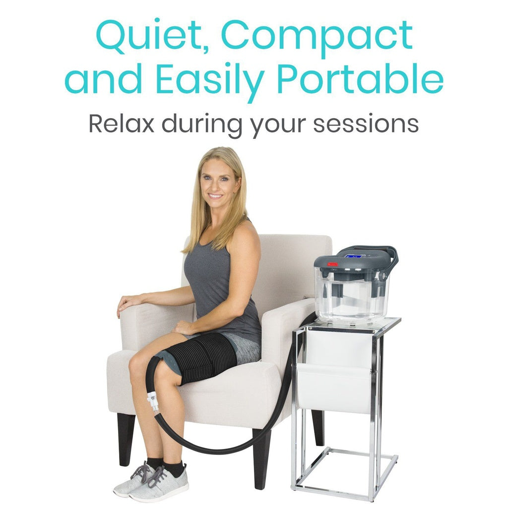 Ice Therapy Machine is quiet and easily portable