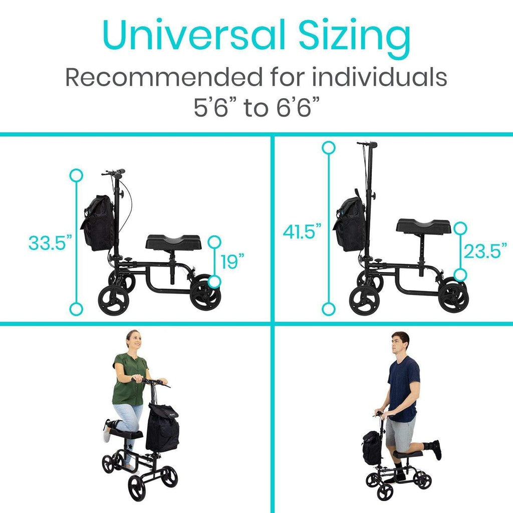 Vive knee walker sizing