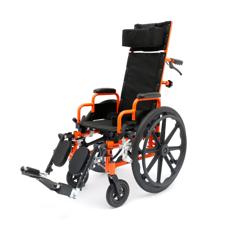 Ziggo Pro Pediatric Reclining Wheelchair – 90°–180° Recline | 12" or 14"