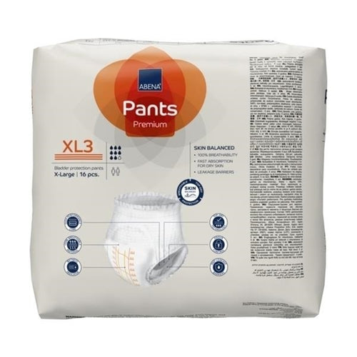 Pack of Arena Premium XL3 large adult diaper pants on a white background