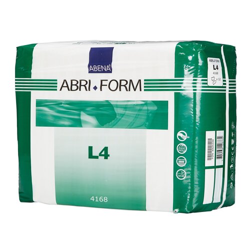 Pack of Abena Abri-Form adult diapers on a white background