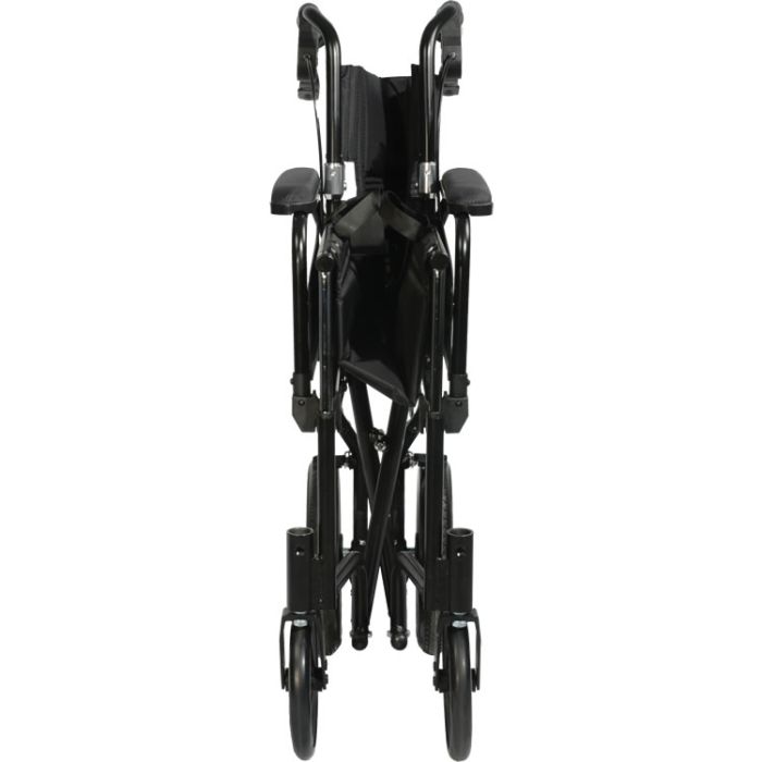 Airgo Comfort-Plus XC Transport Chair, 12" Wheels, 19" Seat, 300 lb Capacity