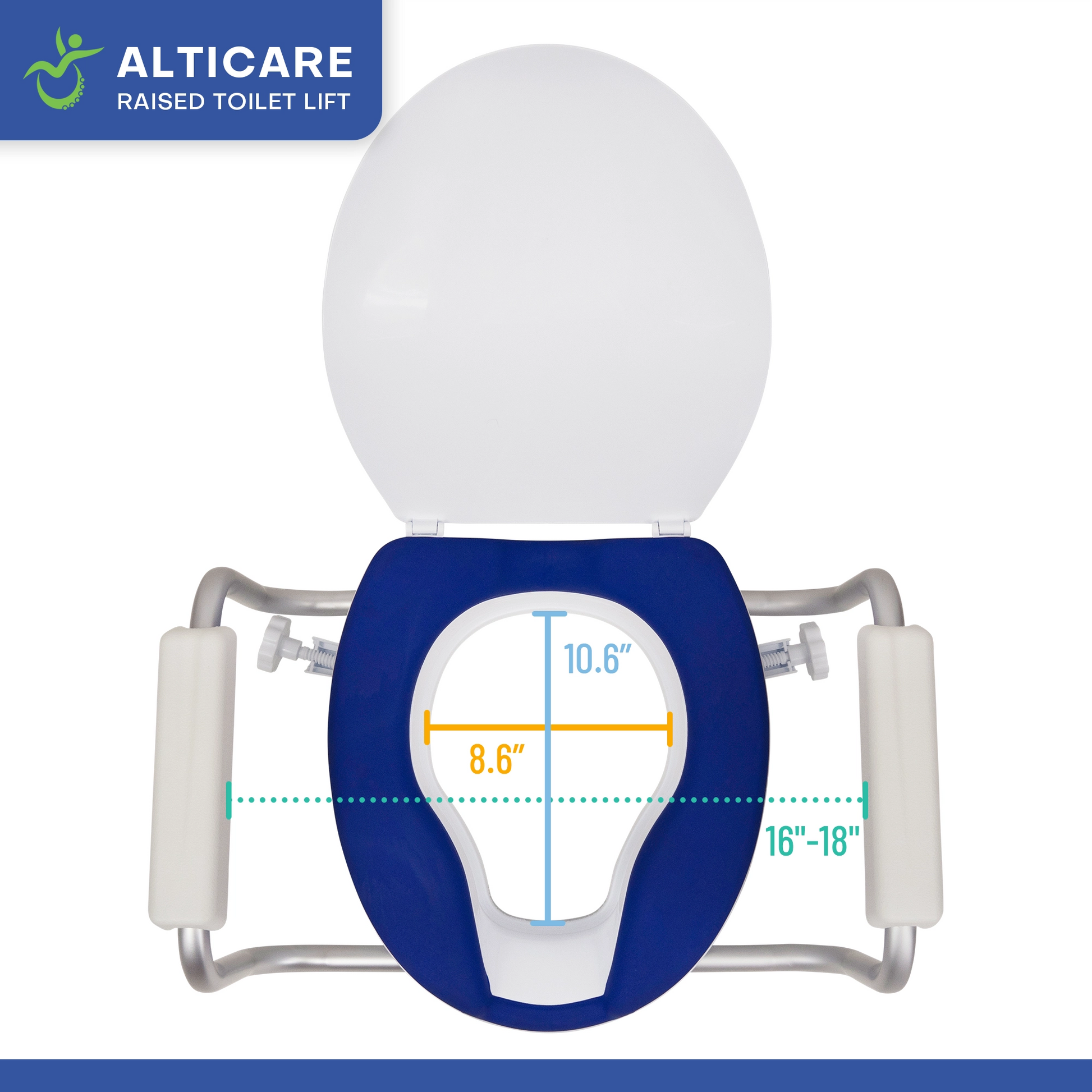 AltiCare 5” Raised Toilet Seat