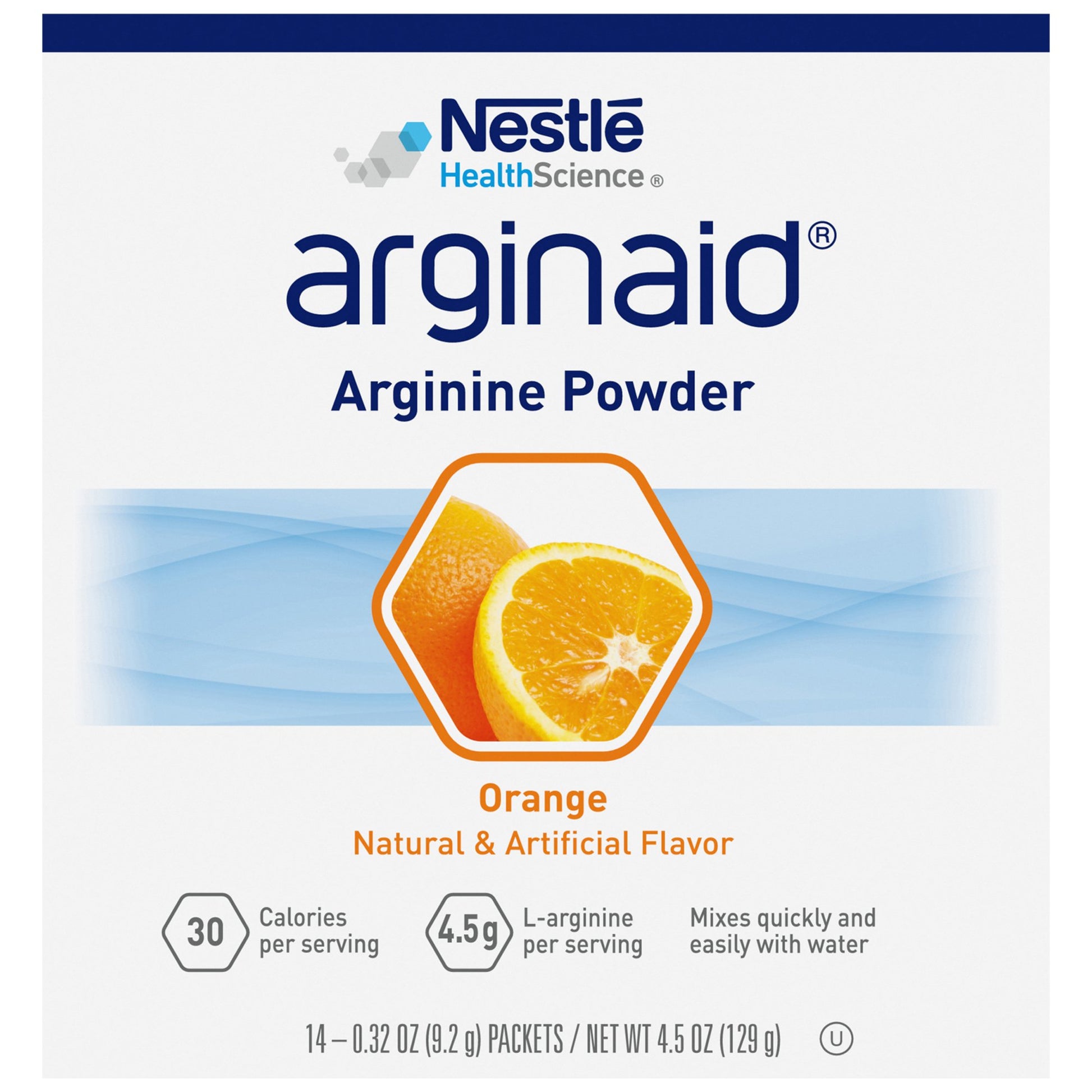 Oral Supplement Arginaid® Orange Flavor Powder 
