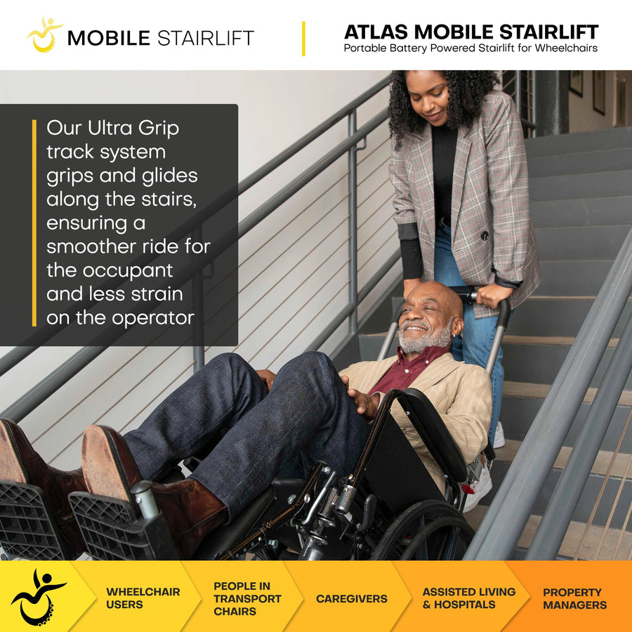Atlas Portable Wheelchair Stairlift