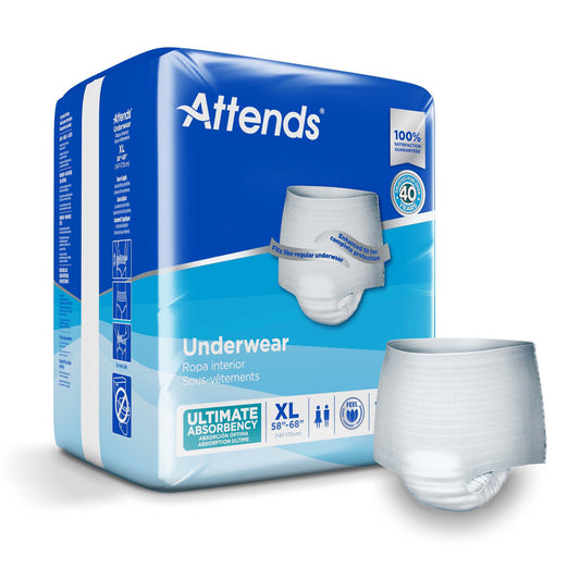 Attends Advanced Pull-On Underwear - Heavy Absorbency, X-Large