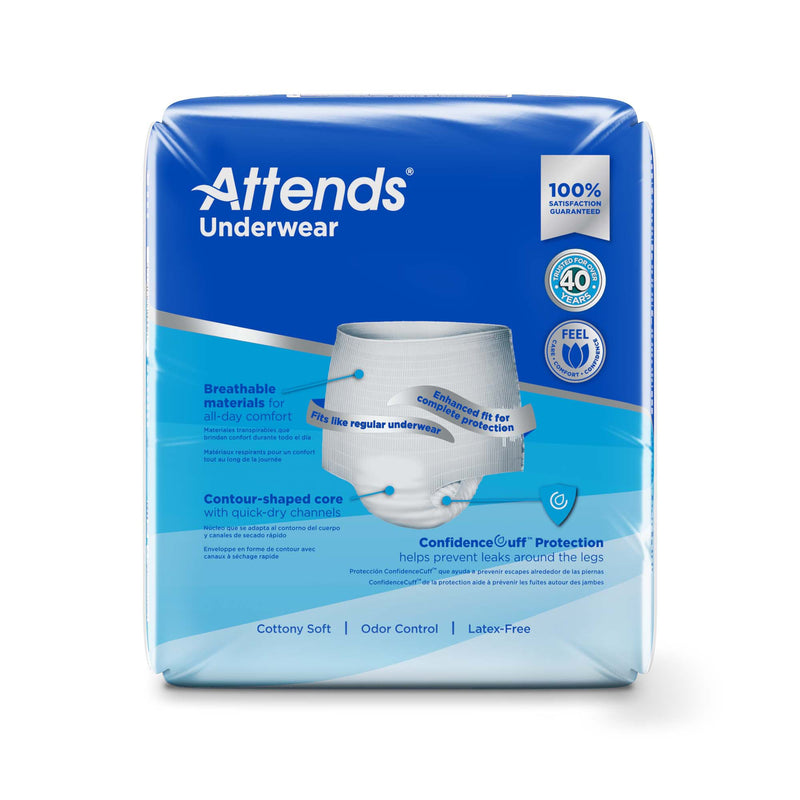 Attends Advanced Pull-On Underwear - Heavy Absorbency, X-Large
