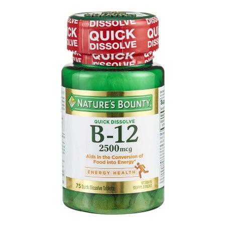 Bottle of B-12 Vitamains