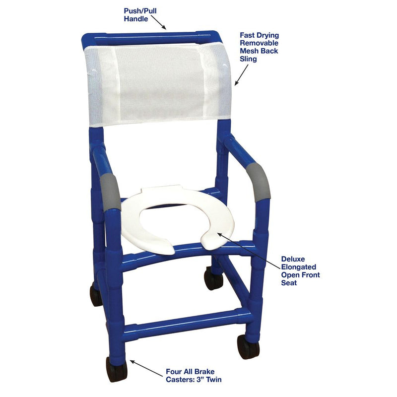 MJM International 115 Series Pediatric & Small Adult Shower Chairs
