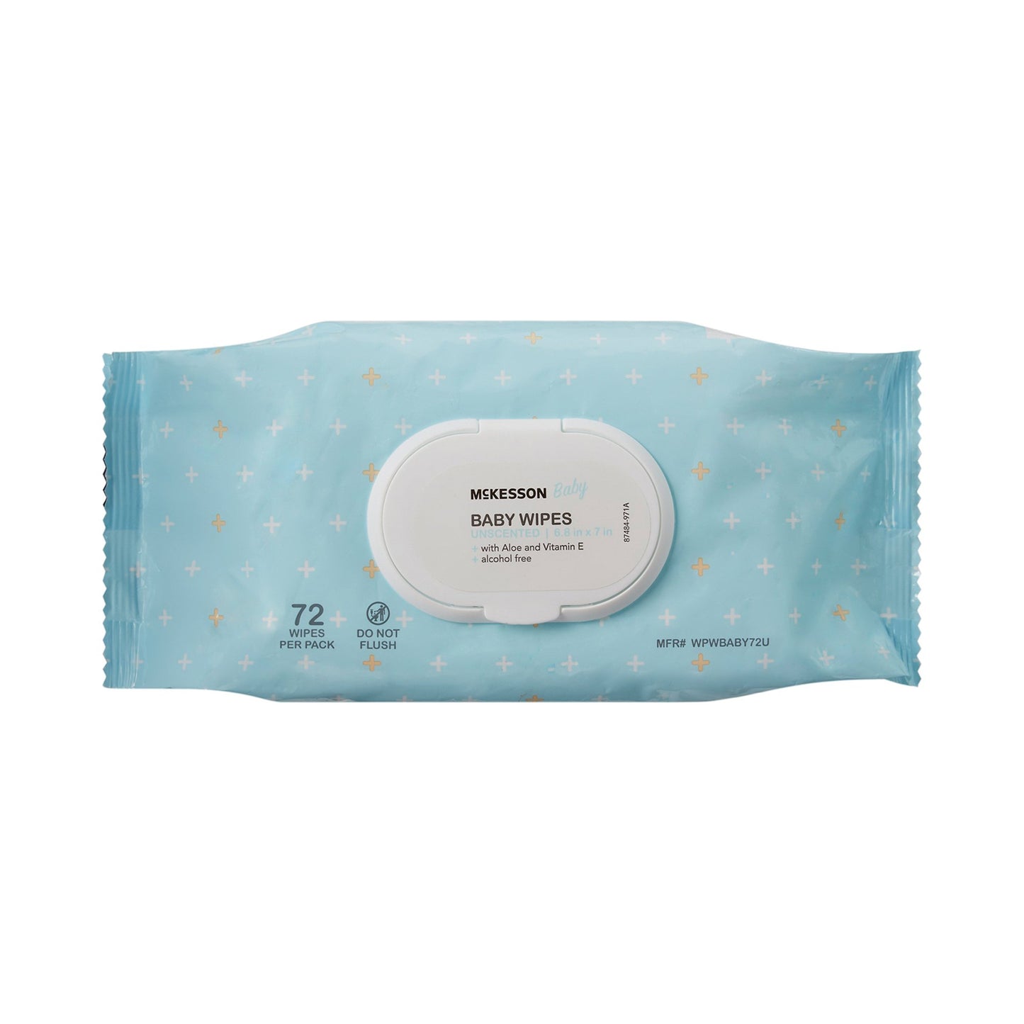 Mikesson baby wipes packaging on a white background