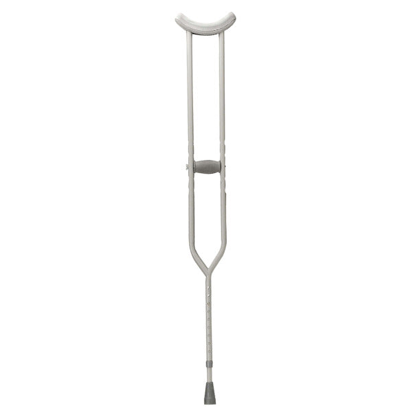White crutch on a white background