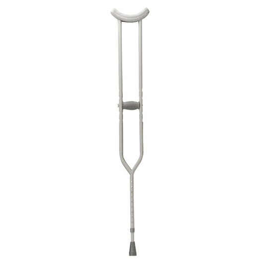 White crutch on a white background