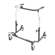 Medical patient lift cart on a white background