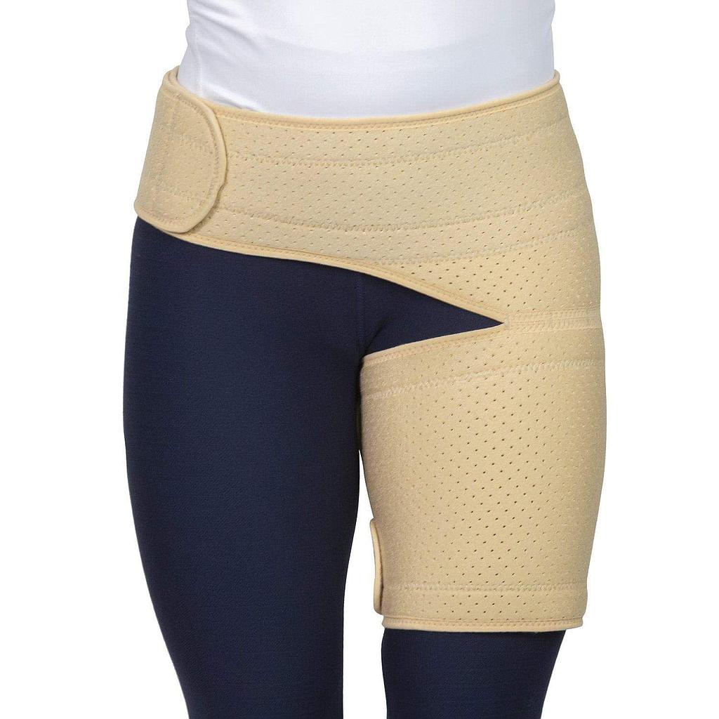 Beige compression garment on a white background