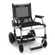 Foldable travel wheelchair with 'journey' branding on a white background
