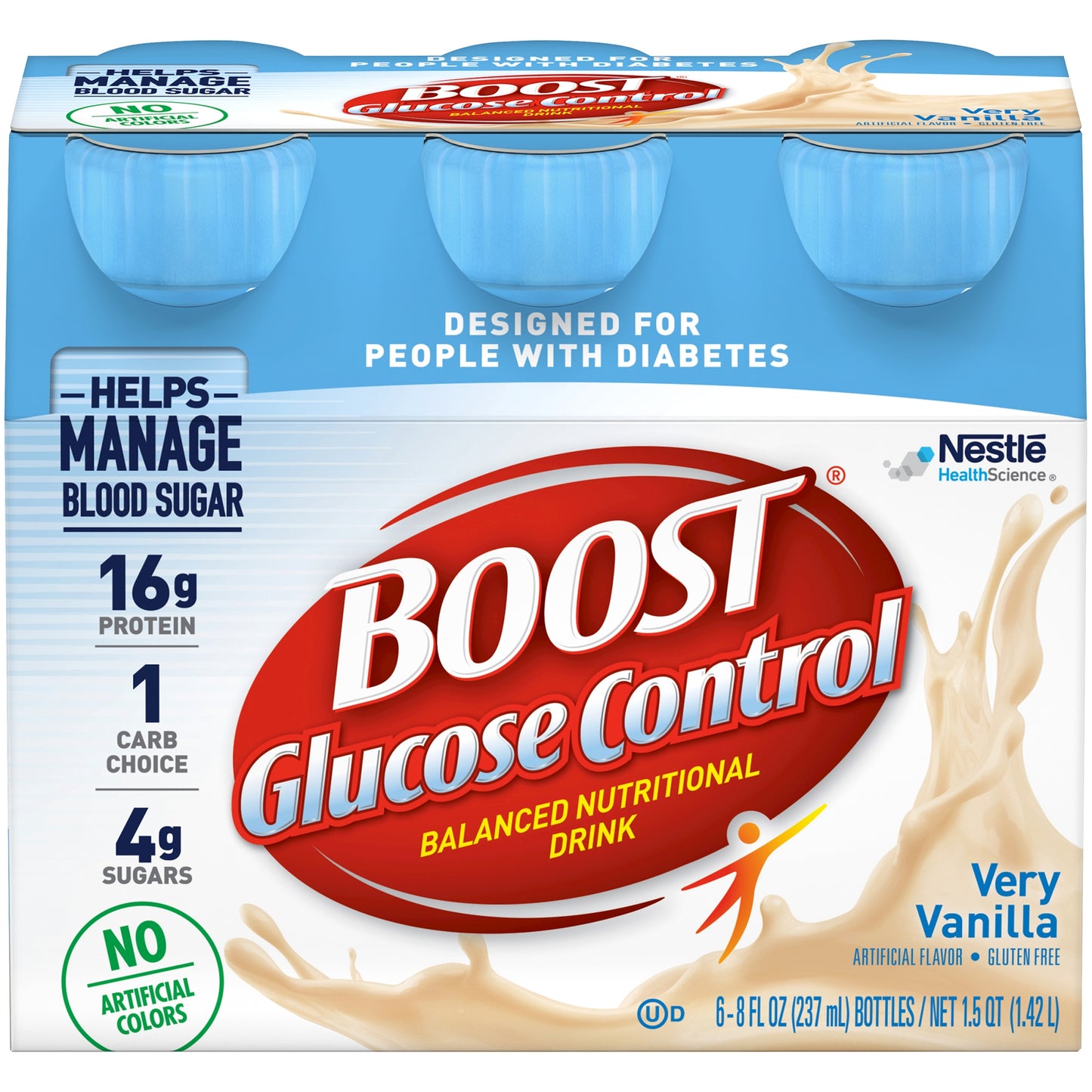 Box of Boost Glucose Control Balanced Nutritional Drink in Very Vanilla flavor